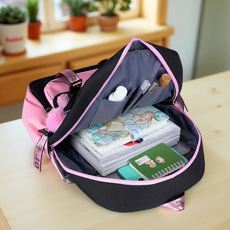 Stitch Backpack, Large Capacity Daypack, Sturdy Durable for Students Travel, Holiday, Leisure Daily Commute and Back to School