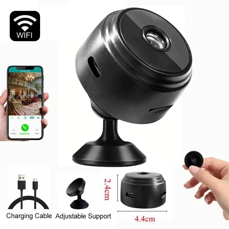 A9 HD Telecamera di sicurezza wireless Wifi Smart Monitor Videocamera di sorveglianza con sensore per il monitoraggio video Web di sicurezza domestica