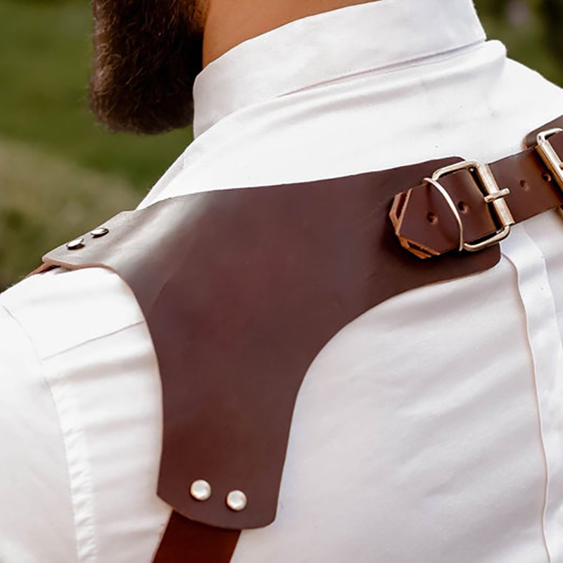 Mode Bretels Herenbroeken Leer Verstelbare Rugzak Bretels Bretels Heren Schouderbanden Volwassen Riem