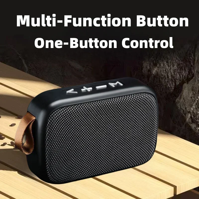 G2 Portable Outdoor Bluetooth 5.0 Speaker - Oxford Mini Loudspeaker, 3D Surround Hifi Wireless Sound Box