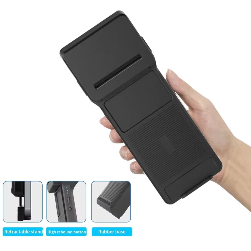 JEESTON Беспроводной Bluetooth-терминал POS Задний зажим 58 мм Термопринтер-1D 2d Qr Ручной сканер штрих-кода и NFC «все в одном»