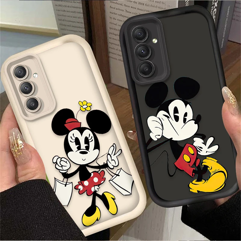 Casing Disney Lovely Mickey Minnie untuk Samsung Galaxy A54 A05S A05 A34 A24 A14 A53 A33 A23 A13 A52 A52S A32 A22 A12 A71 A51 A31