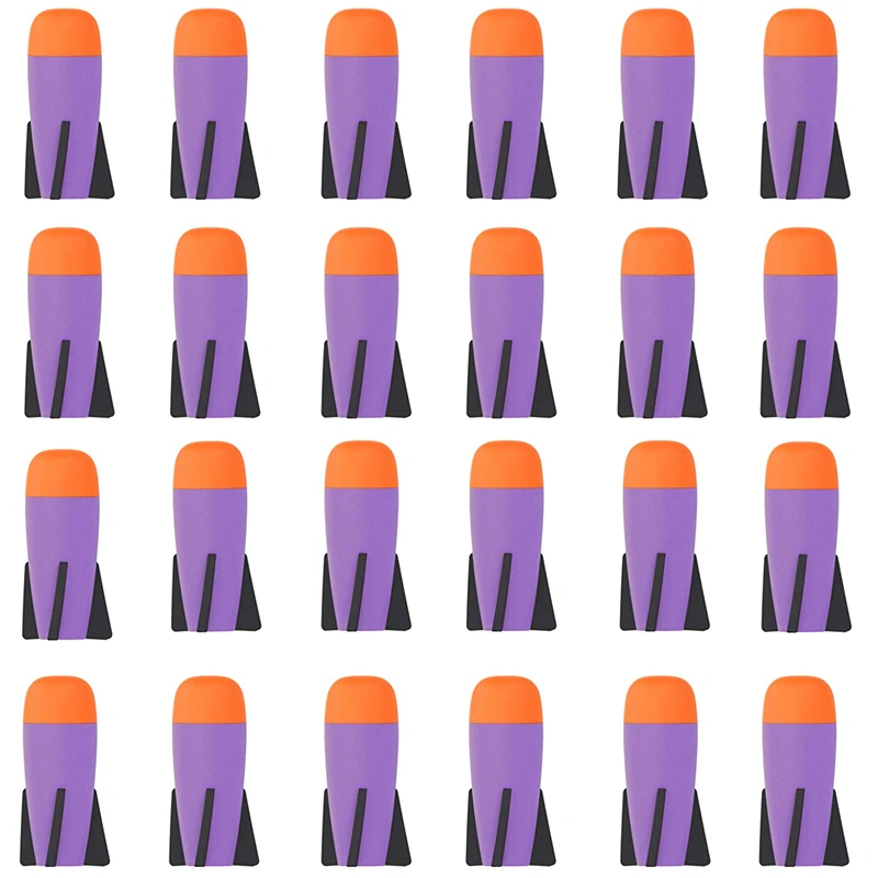 Foam Mega-Missile Refill Pack  Bullets Accessories Compatible for Nerf Rocket N-Strike Elite Series Missile Blaster Launcher Toy