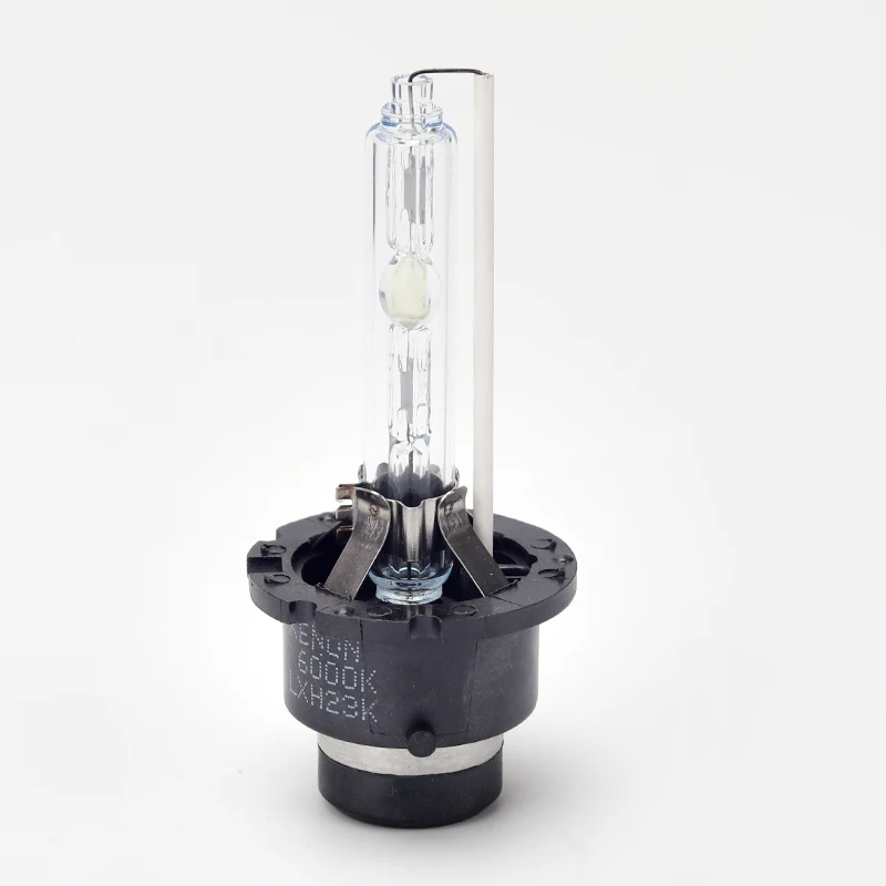 2 uds D2S D2R D4S 4300K 6000K 8000K bombilla de faro de xenón HID con soporte de metal