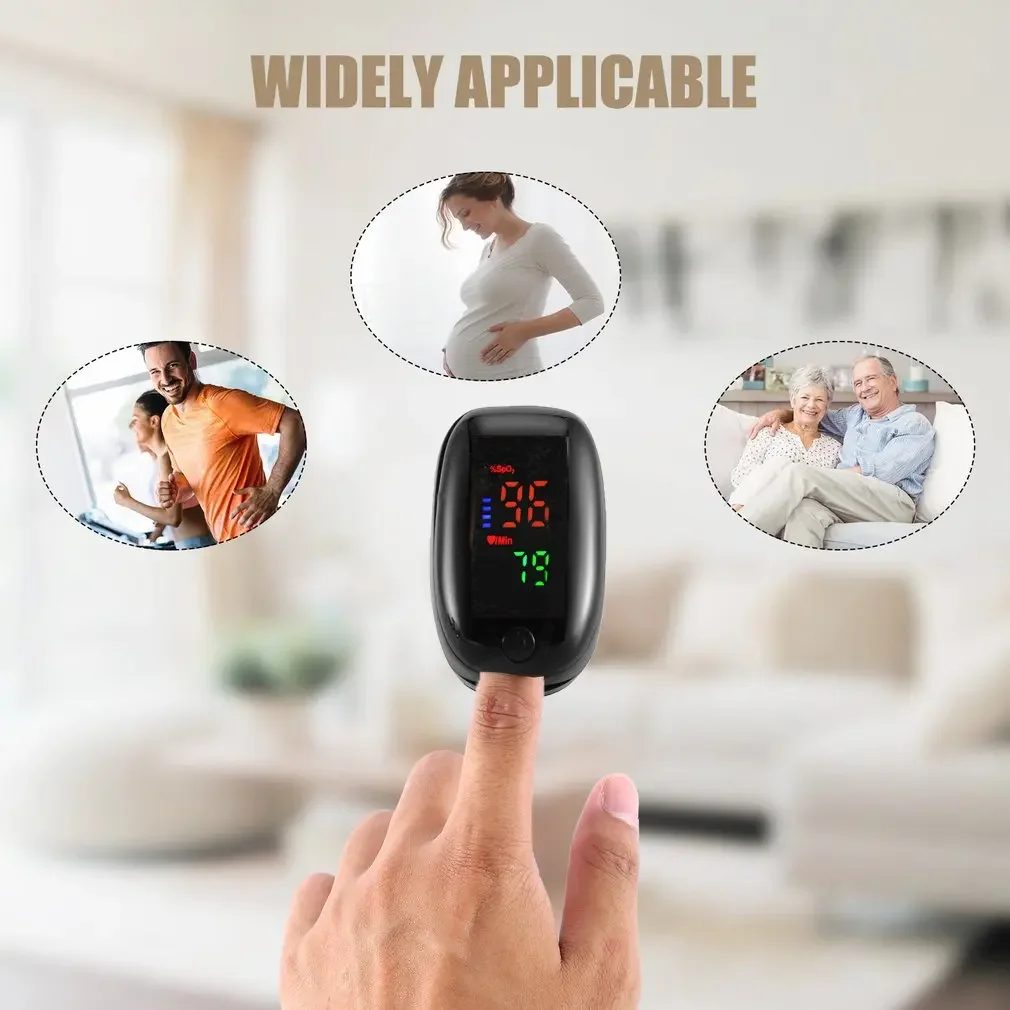 1pcs Digital Finger Oximeter ครอบครัว OLED PULSE Cximeter จอแสดงผล Oxymeter ปลายนิ้วสุขภาพ Diagnostic Monitor