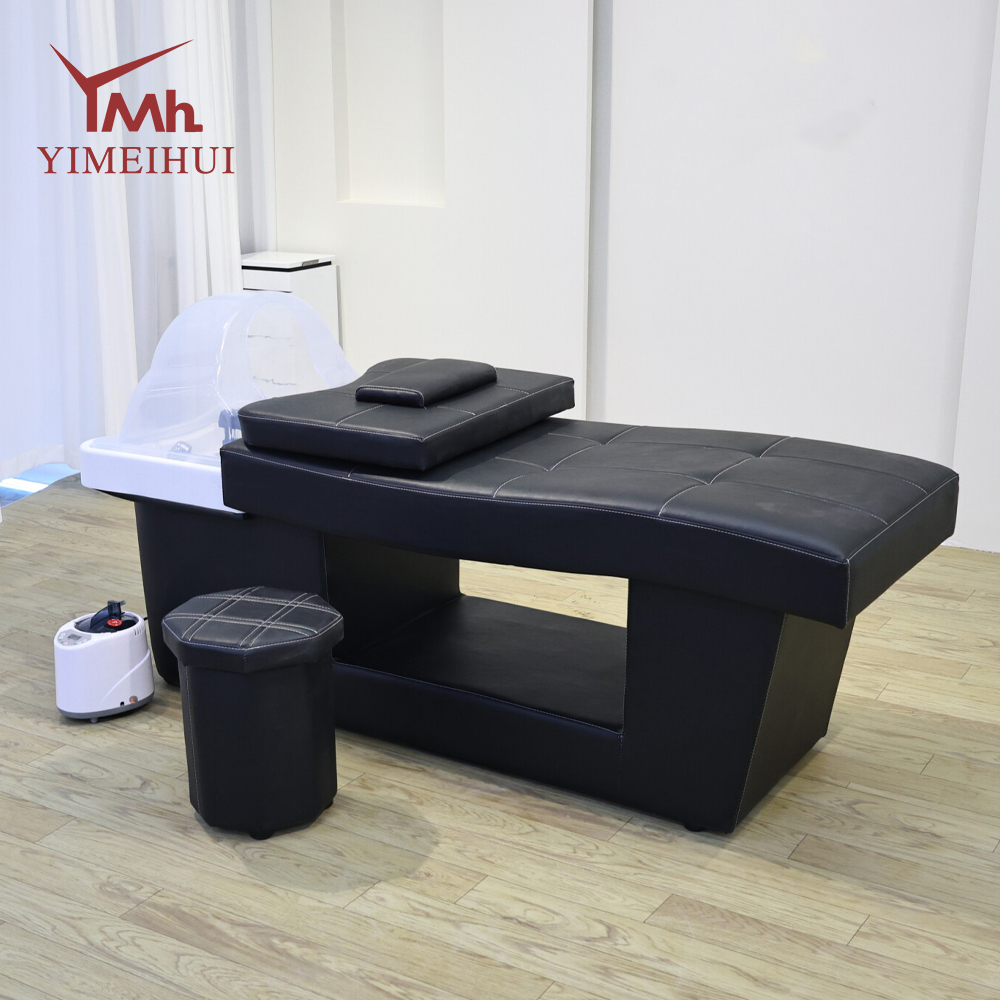 Japanisches Kopf-Spa-Bett, Salonausrüstung, Schönheitsmöbel, Haarwaschbecken, Wasserzirkulation, Massage, Shampoo-Bett