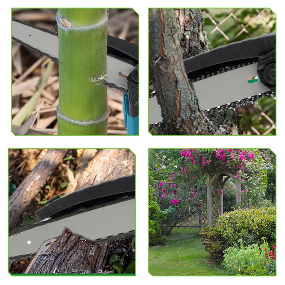 NEWBENY 1500 Вт 8-дюймовая бесщеточная аккумуляторная электрическая цепная пила перезаряжаемые деревообрабатывающие садовые электроинструменты для батарейного штифта Makita