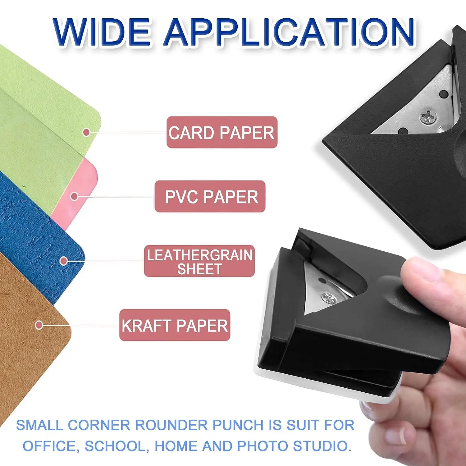 Portable R4 Corner Rounder Paper Cutter Paper Circle Corner Trimmer Punch For Cards Photo Cutting DIY Craft Scrapbooking Tools