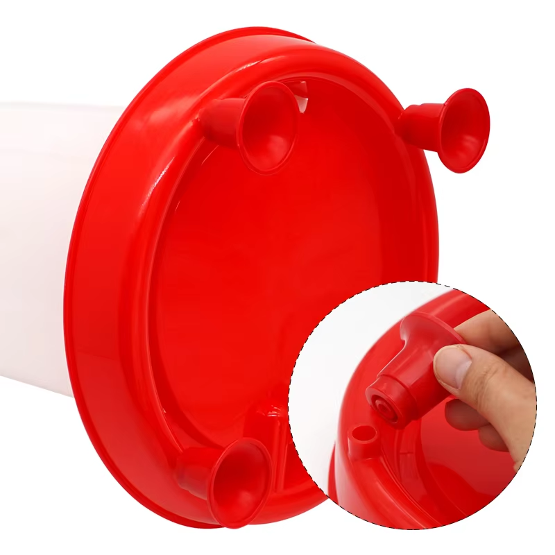 2 pçs 3kg/3l balde automático aves bebedor alimentador de frango barril de água balde de água codorna beber fazenda galinheiro fornecimento de água