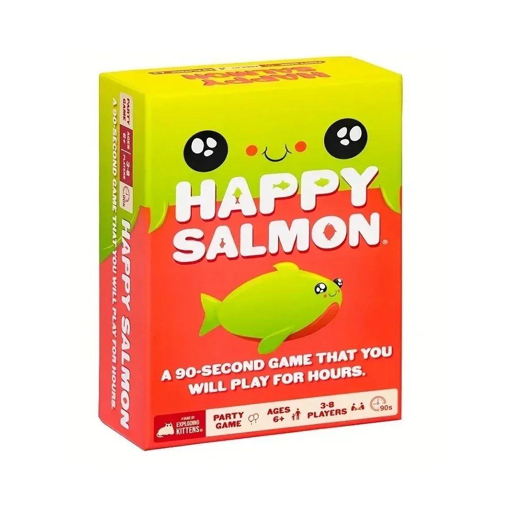 Board Game Happy Salmon Family Reunion Game Cards (English version)