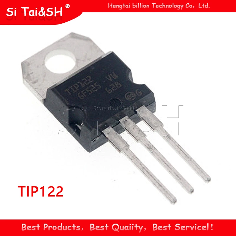 Si Tai&SH 10PCS  TIP122 transistor Darlington / NPN  Data system