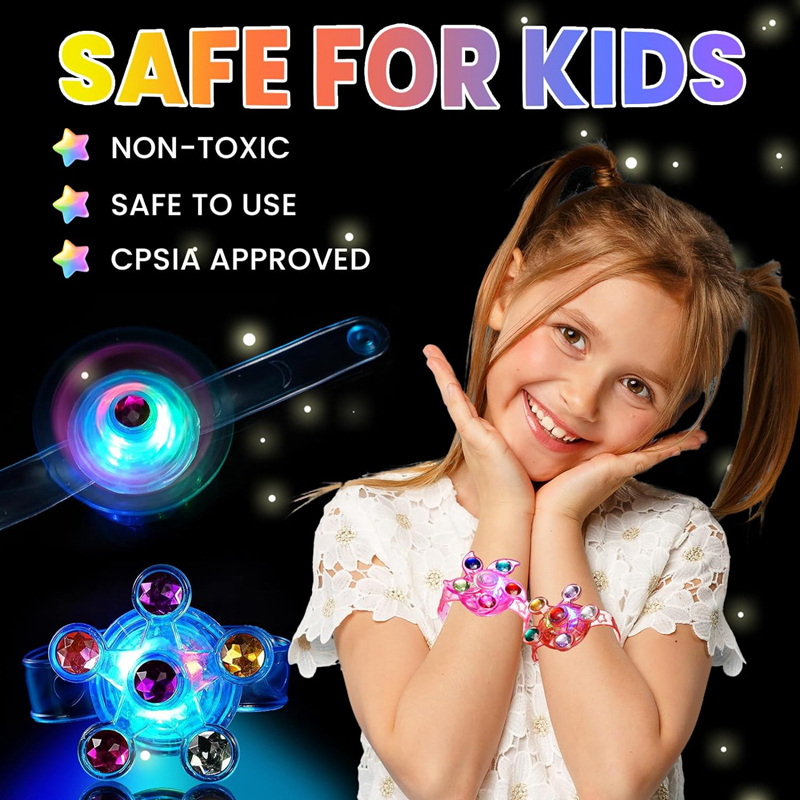 5/10/20 шт., светящийся браслет-Спиннер