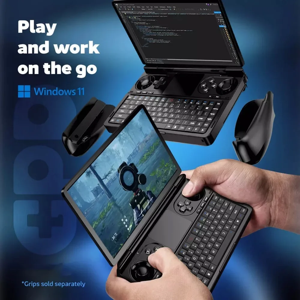 Mini ordinateur portable de jeu de poche d'origine, 2025 GPD P1, déterminer 7-Zoll-délibérément-Playsulfate Konsole AMD AI 9 HXsuspec/ AI 9 365