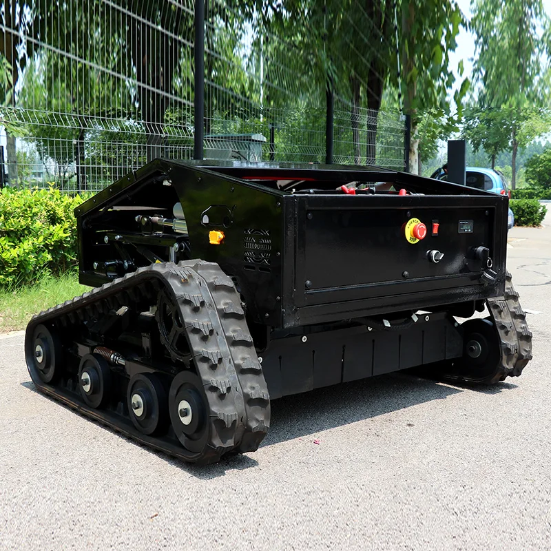 Aangepaste topkwaliteit rupsgras snijmachine Nieuw ontwerp rupsgrasmaaier
