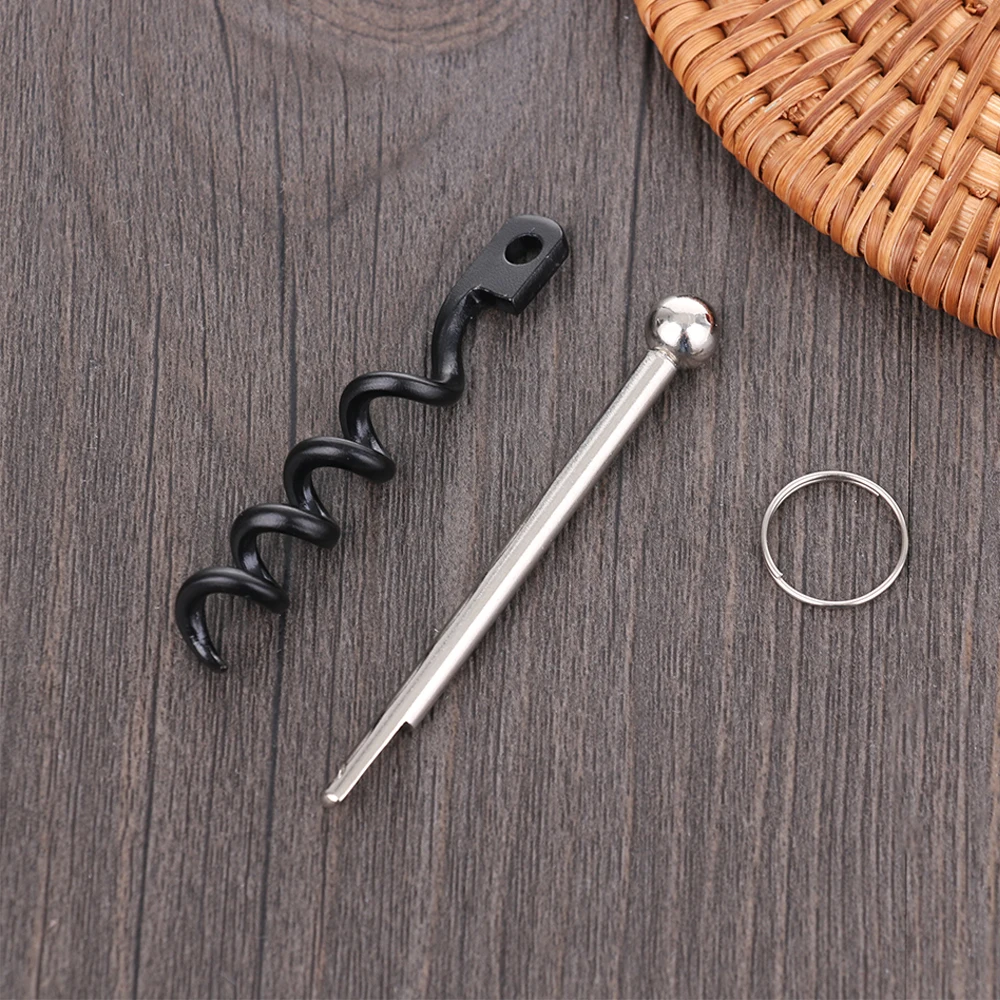 1 Chiếc Dụng Cụ Mở Nắp Hộp Ngoài Trời Mini EDC Nút Chai Vít Đỏ Dụng Cụ Mở Nút Chai Rượu Vang Móc Khóa Công Cụ Đa Chức Năng Trang Bị Cắm Trại dụng Cụ