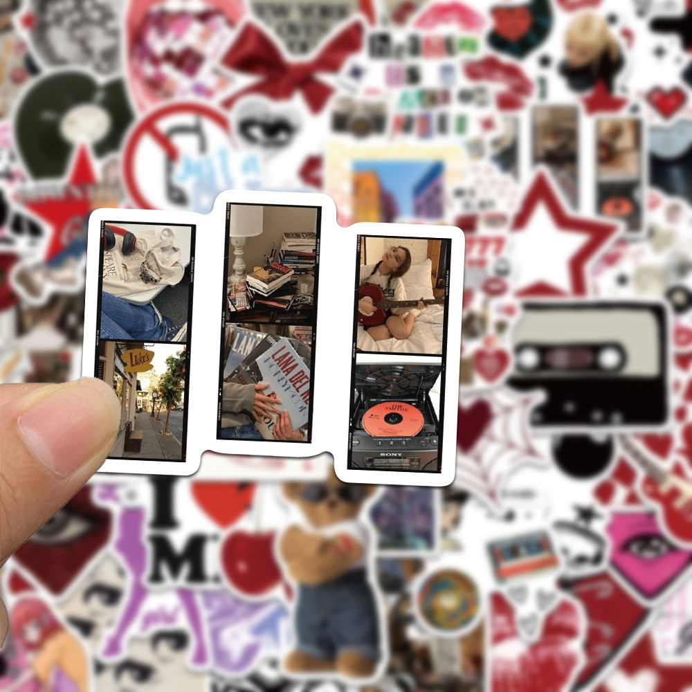 10/30/50pcs Cool Downtown Y2K สาวสติกเกอร์แนวโน้มการ์ตูน Decals ตกแต่ง DIY สเก็ตบอร์ดแล็ปท็อปโทรศัพท์จักรยาน Graffiti ของเล่นเด็ก