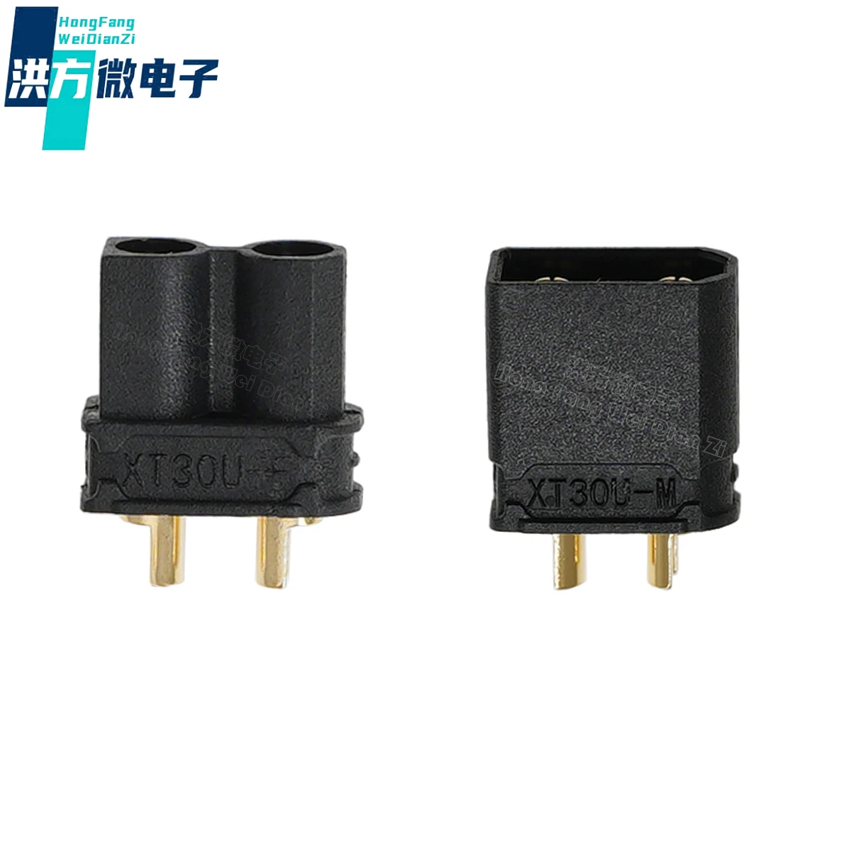 5PCS NEW Original XT30U AMASS XT30 XT30U-F XT30U-M Connector Plug Black Male Female PA UL94 V0 XT60H XT90H XT60U XT90 MR30 MT30