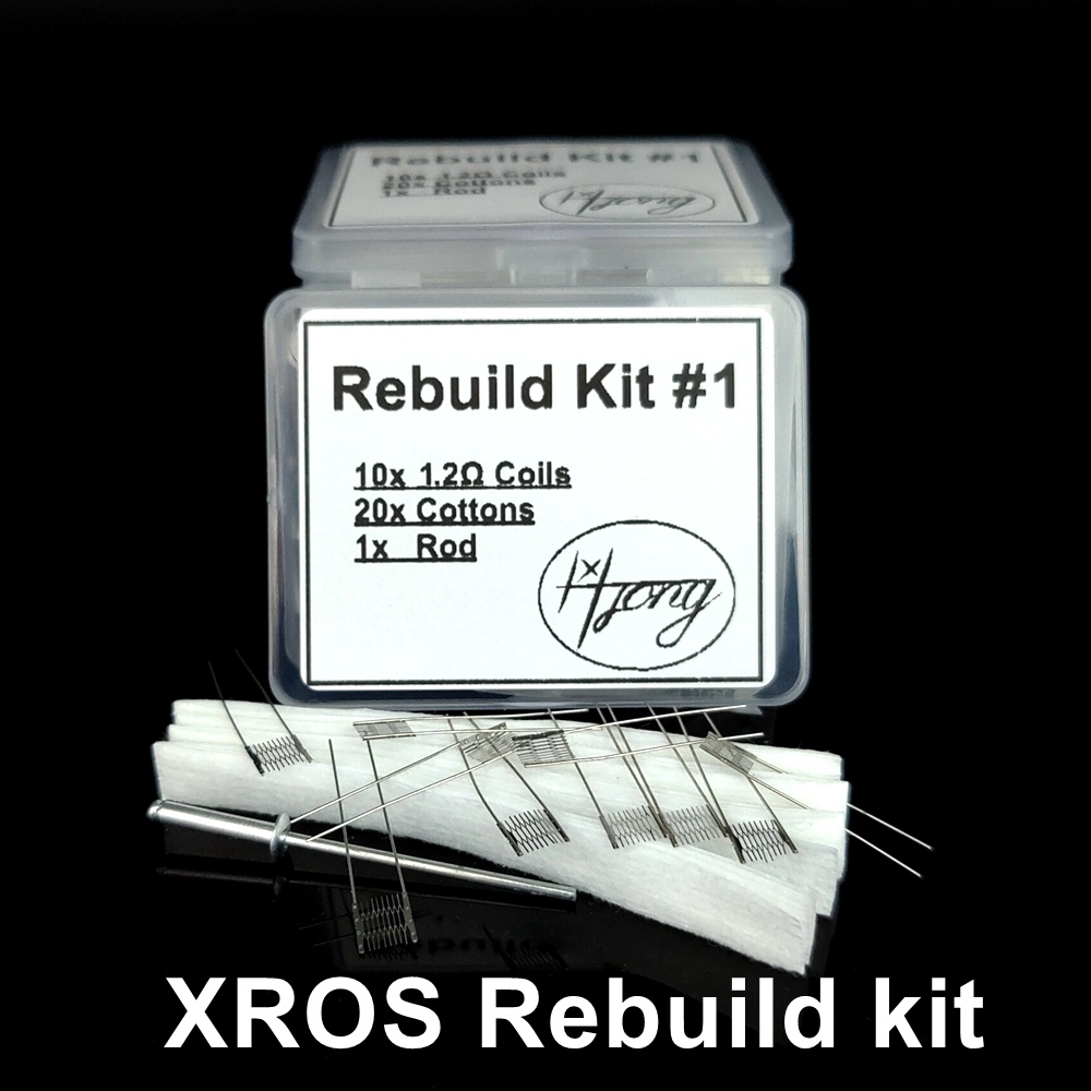 10/5/2/1Box XROS Series DIY Rebuild Hand Tools 1.2ohm Nexmesh Resistance Wires With Legs
