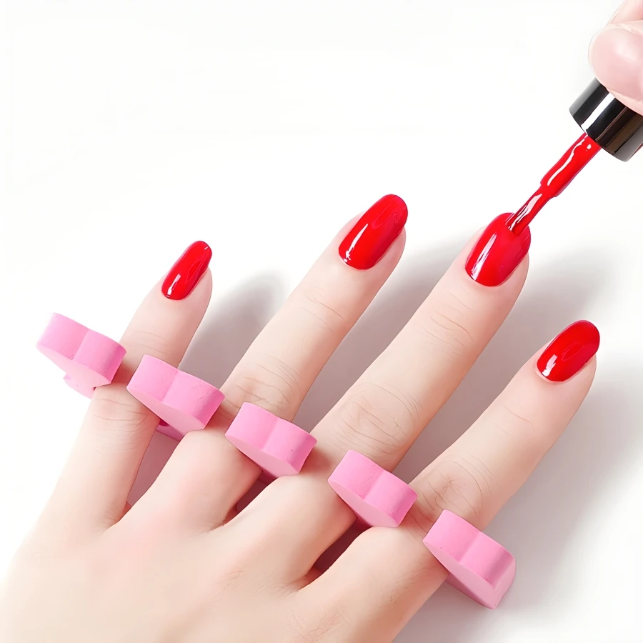 200 unids/pack Nail Art separadores de dedos de los pies esponja suave UV Gel polaco herramientas de belleza manicura pedicura paquete Kits de uñas