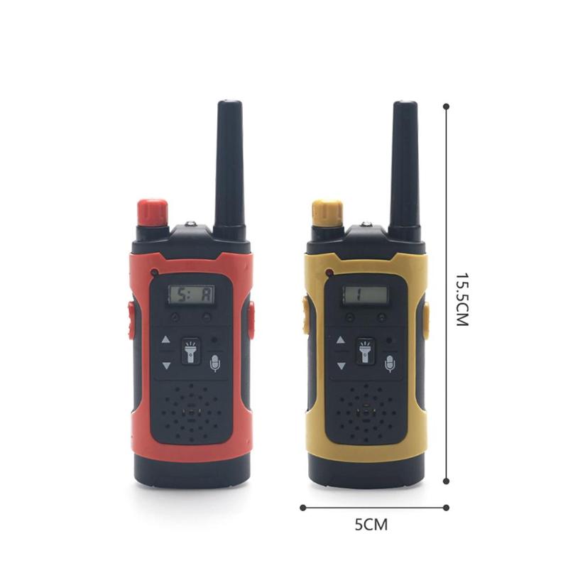 LED Kids Walkie Talkies - Long Range Wireless Communication Handheld 2 Way Radio Educational Toy Electronic Toys