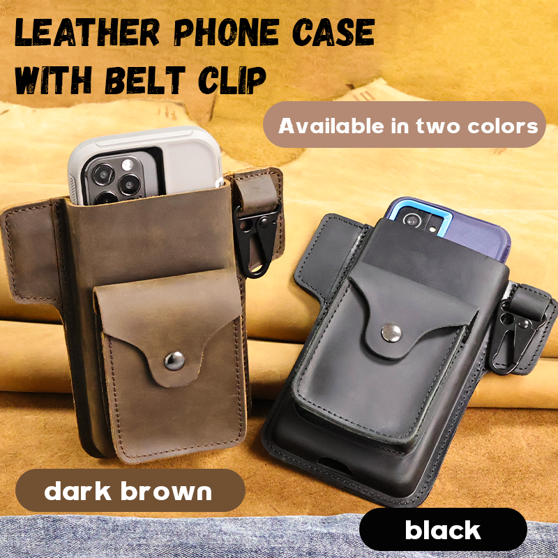 1Pcretro Multifunctionele Heuptas Met Balansmondontwerp, Echt Lederen Herengeschenken Voor Vrije Tijd En Dagelijks Gebruik