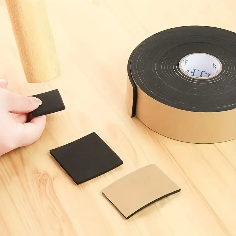 Non-SLIP EVA โฟมตู้เท้าโต๊ะเก้าอี้ขาป้องกัน Pad Self-Adhesive แผ่นพื้นเฟอร์นิเจอร์อุปกรณ์เสริม Square Mute Pad