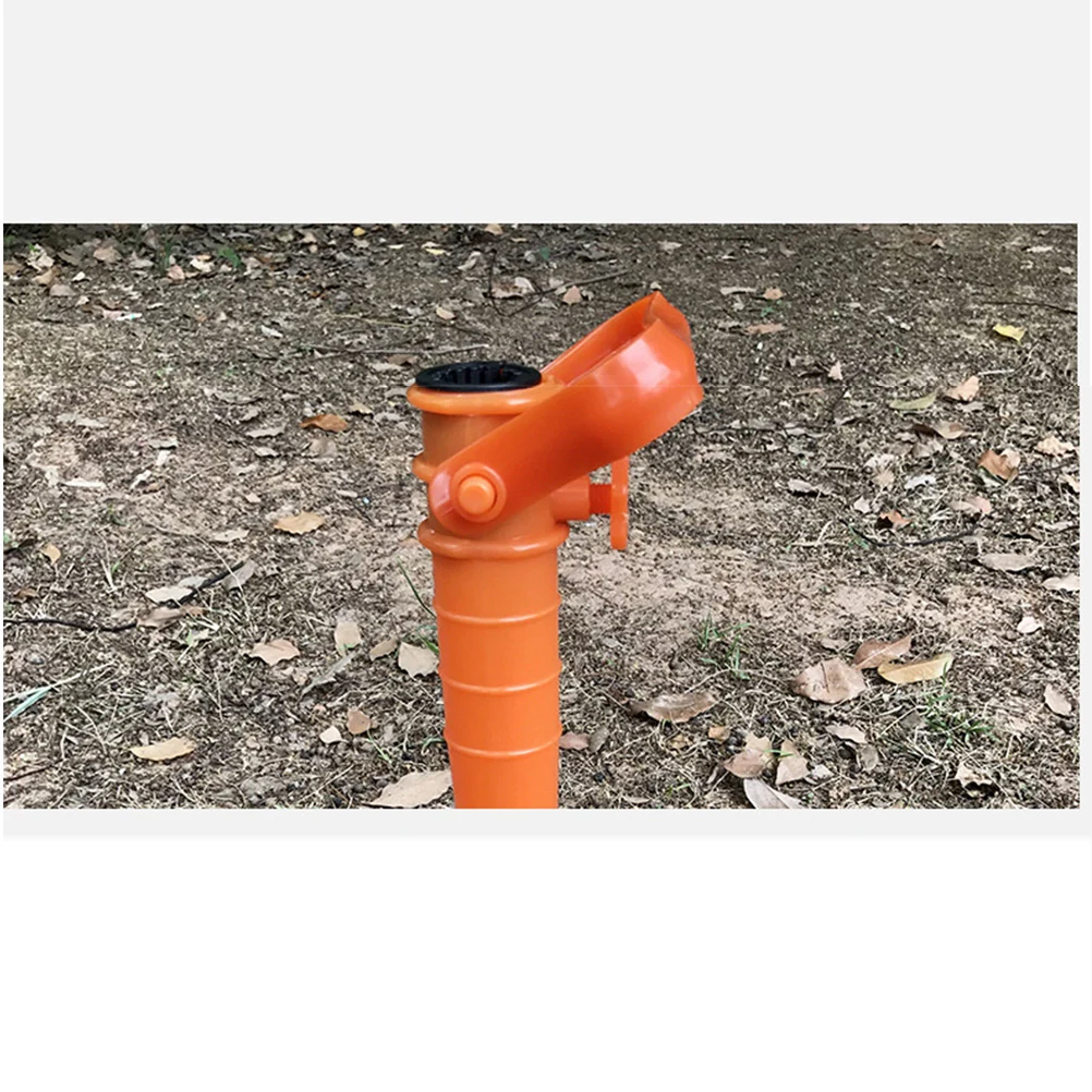 Adjustable Beach Umbrella Sand Ground Anchor Spike Umbrella Stretch Stand Holder for Fishing Pole Sun Beach Garden Patio Spike 