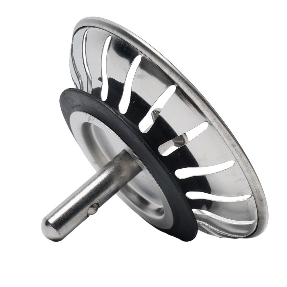 Bouchon de vidange de lavabo en acier inoxydable, filtre d'évier de cuisine, bouchon de vidange de lavabo de 80mm, scellage de vidange de salle de bains, remplacement de vidange de sol d'évier