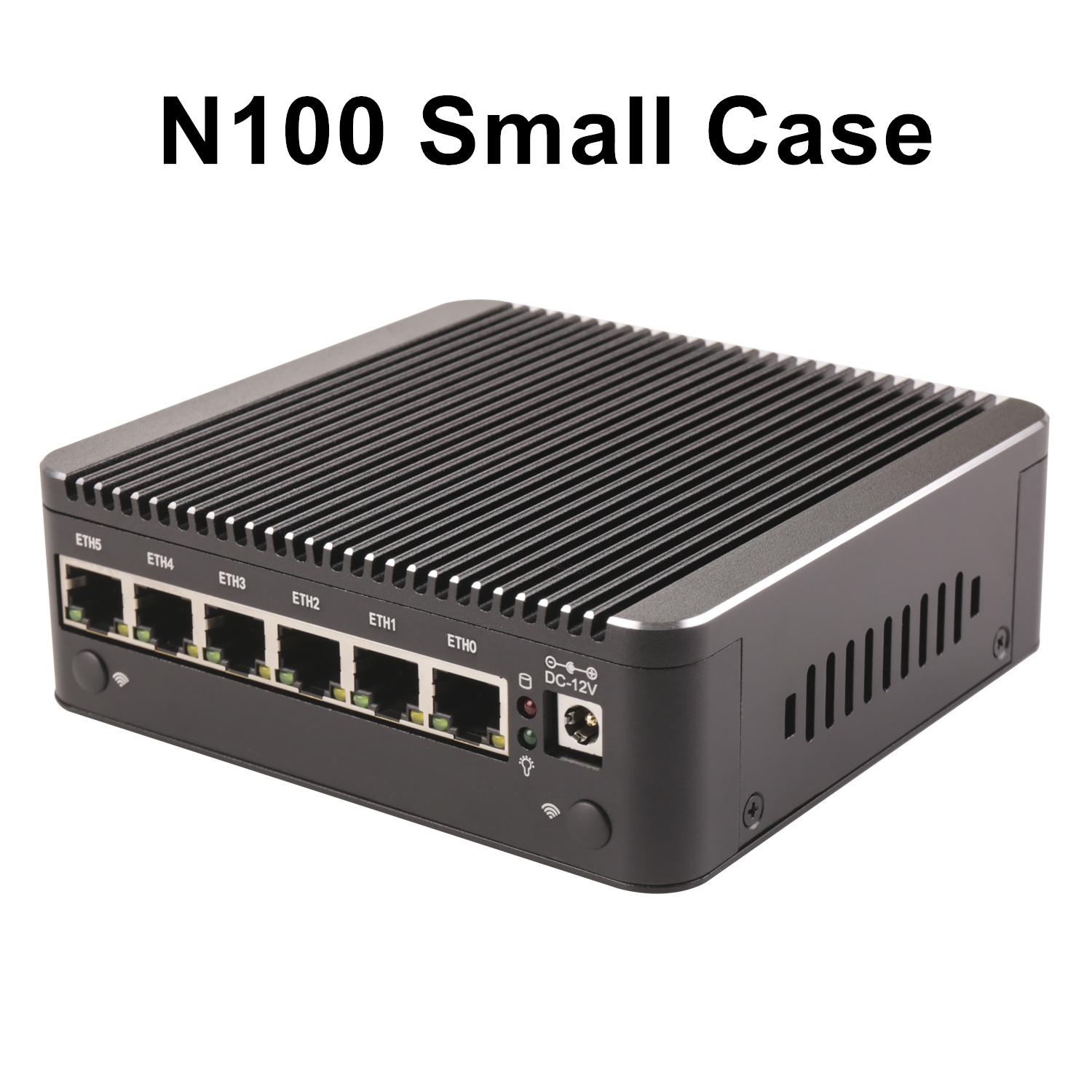 Mini PC Intel N100 7505 6x, i226-v, 2.5g,ファンレス,ddr4, nvme, 1 * com, type-c pfsense esxi