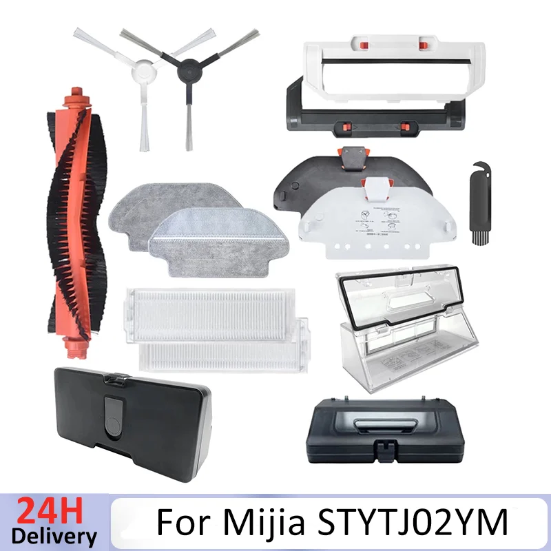 Dành Cho Xiaomi Mi Robot Vacuum-Cây Lau Nhà Pro STYTJ02YM STYJ02YM Viomi V2 V3 SE Conga 3490 Dự Phòng 3690 Phần Chính bàn Chải Cạnh Bên Bộ Lọc Hepa Chổi Lau Nhà