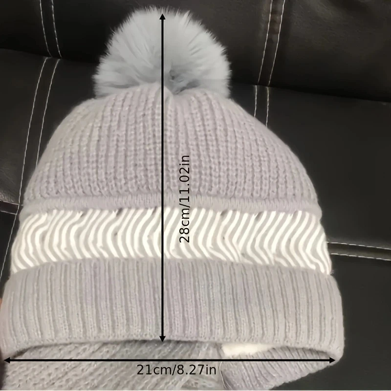 Cappello e sciarpa in uno, cappello invernale da donna caldo e versatile in lana autunnale e invernale, versione coreana alla moda con pulci aggiunti