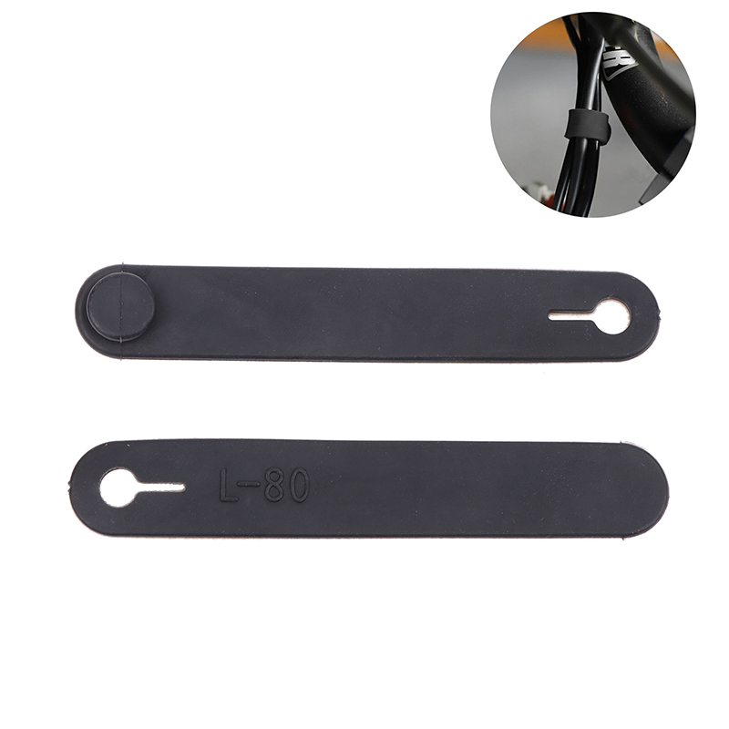 Motocicleta Rubber Frame Securing Cable, Cablagem, Power Cord Tie, Linha de embreagem, Brake Cable Ties, Elastic Fix Acessórios, 10Pcs