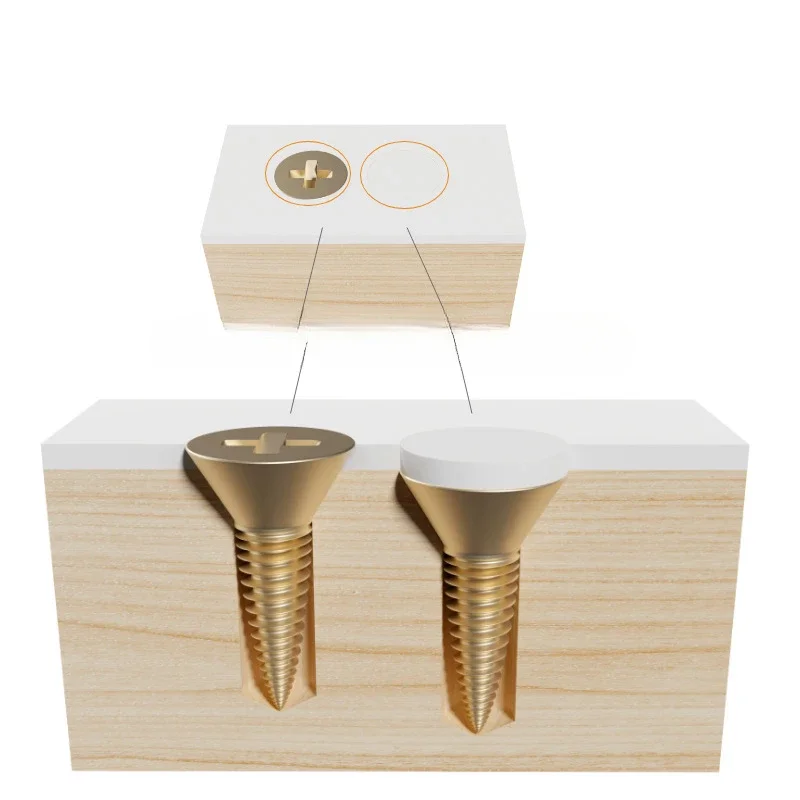 8MM Shank Hss Countersink Router Bit Screw Extractor ไม้รูเปิดเจาะเครื่องตัดไม้โลหะผสมขั้นตอนเจาะ