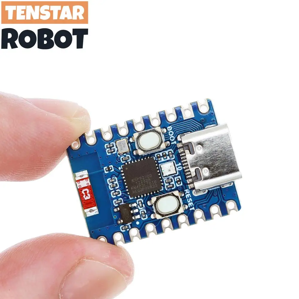 TENSTAR ESP32-S3-Zero ESP32-C3-Zero Mini placa de desarrollo WiFi Bluetooth tamaño ultrapequeño ESP32-S3-FH4R2 C3 Supermini