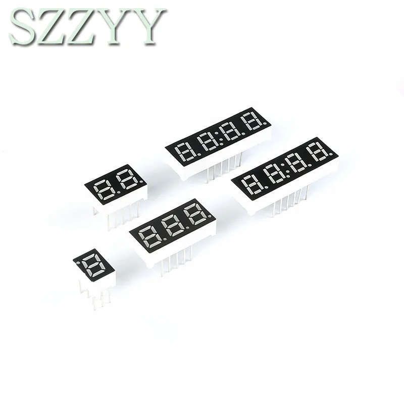 0,28 inch digitale buis LED-display 1Bit 2Bit 3Bit 4Bit Display Gemeenschappelijke anode / kathode 0,28 "7 segment led-displaybord