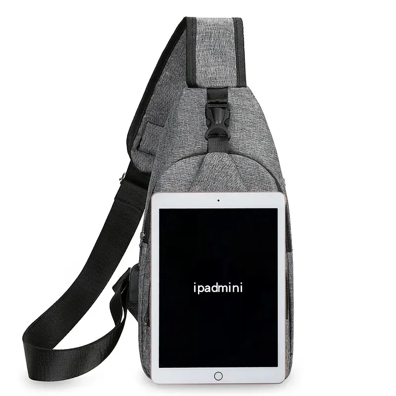 Brusttasche Herren One Shoulder Umhängetasche Große Kapazität Outdoor Sport Freizeit Mode Kleine Umhängetasche Rucksack Herren