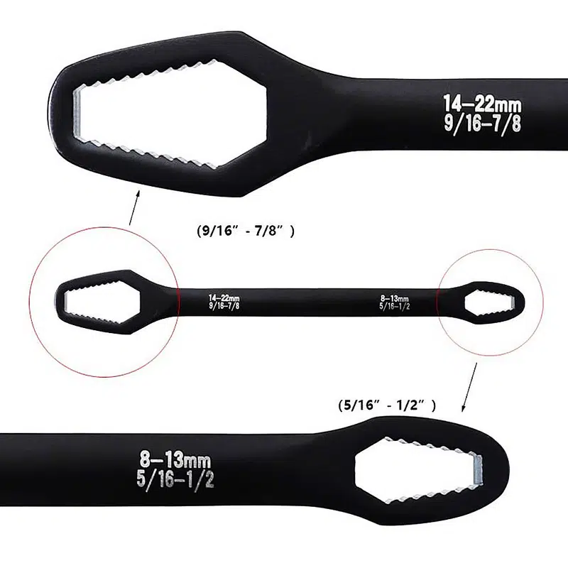 Universal Wrench Self-tightening Adjustable Glasses Wrench Board Double-head Spanner Hand Tools for Factory