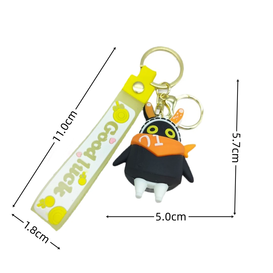 Anime Schattige Kleine Konijn Bangboo Cosplay Sleutelhanger PVC Tas Hanger Unisex Sleutelhanger Accessoire Sieraden Gift ﻿