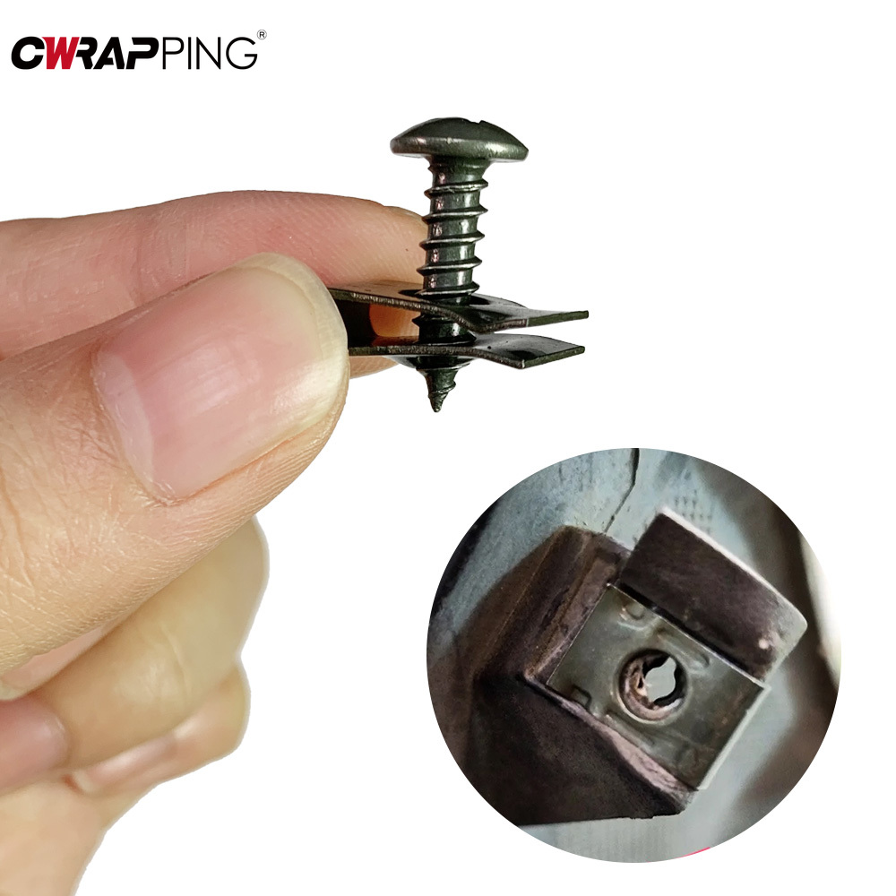 Auto Fastener Clip Großhandel U-Typ Metall Schraube Clip Werkzeug für Motor Undertray Splash Shield Schutz Stoßstange Schraube auto Zubehör