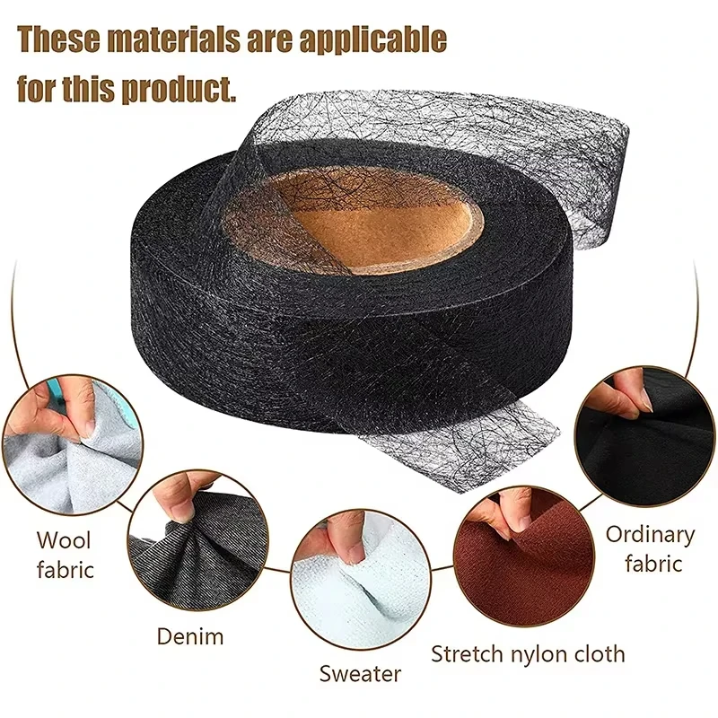 24M Broek Zoom Tape Zelfklevende Rand Verkort Plakken Tape DIY Gereedschap voor Jean Kleding Lengte Verkort Huishoudelijke naaien Accessoires