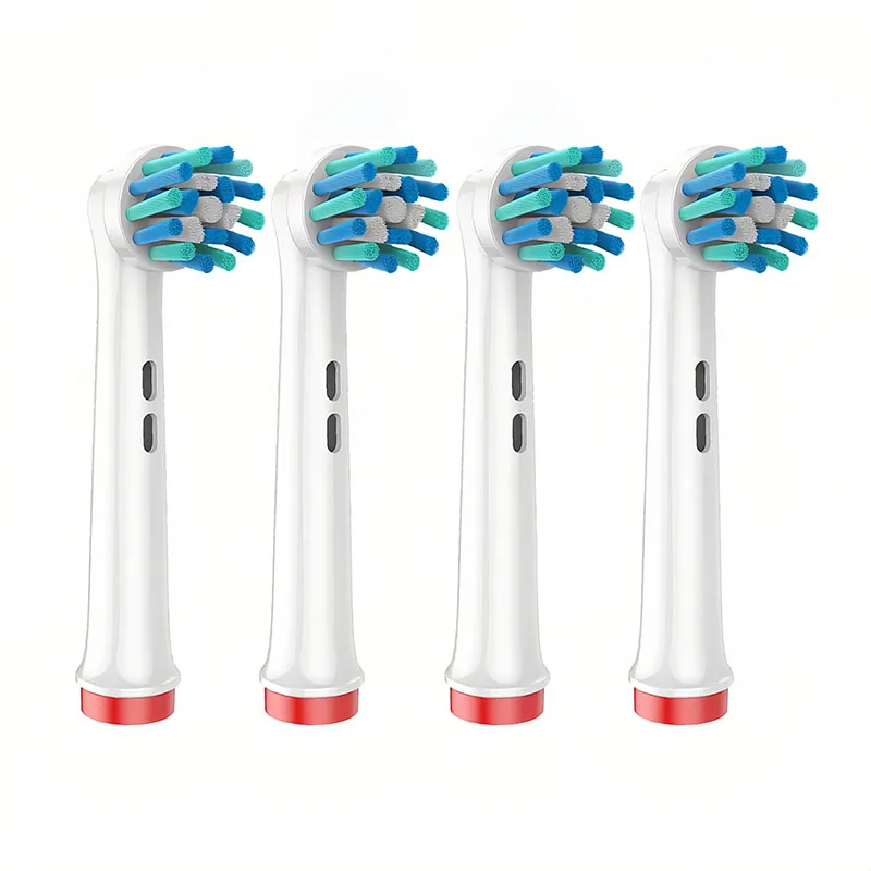 EB50 크로스 액션 교체 브러시 헤드, 구강 B D12 D16 D100 3757 3709 pro3 pro1max 전동 칫솔용, 4 개
