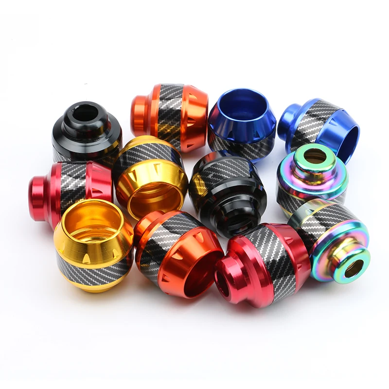 2 Stuks Aluminium Motorcycle Crash Protector Scooter Wiel Voorvork Frame Valbescherming Pads Sliders Moto Exterieur