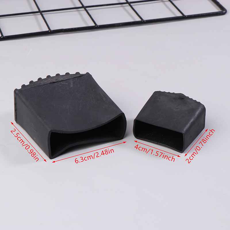 2pcs Rubber step ladder feet Anti-Slip Folding Step Ladder Feet Pad Ladder Foot Grip Cover Protector Replacement Tools
