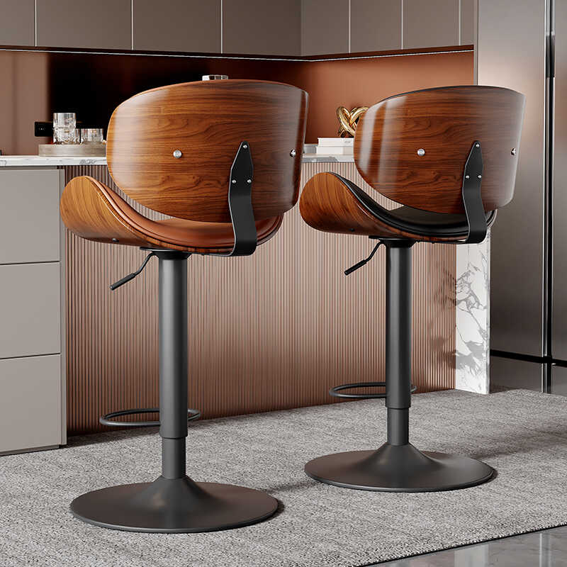 Taburete de Bar de hierro y Metal, taburete alto con respaldo elevador, taburete alto para isla de casa, silla de recepción, sala de conferencias, taburetes altos para recepción