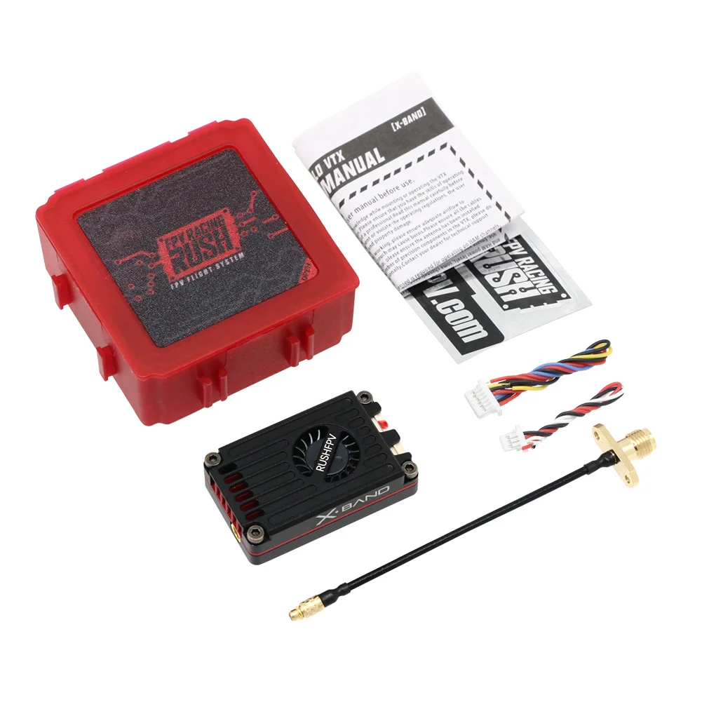 RUSH TANK MAX SOLO 2.5W VTX 5.8GHz / SOLO MAX XBAND 4.9G 2.5W Video Transmitter with CNC shell for RC FPV Drones DIY