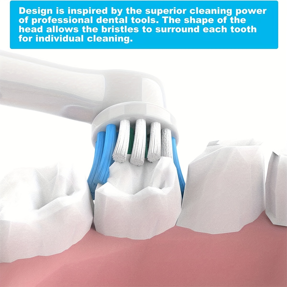 4/12/16 sztuk wymienne główki do szczoteczek do zębów kompatybilne z Oral-B Braun profesjonalne elektryczne główki do szczoteczek do zębów główki do szczoteczek