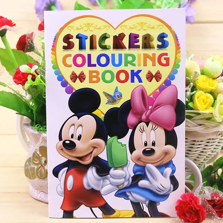 Hoạt Hình Disney Bé Gái Frozen Tô Màu Mickey Minnie Vẽ Bé Trai Ô Tô Hình Cuốn Sách Tranh Tiếp Liệu Đồ Chơi
