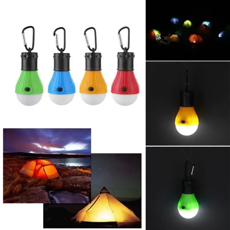 Portable LED Emergency Light with Clip Hook for Outdoor Use Suitable for Camping Hiking Fishing Lighting Hurricane Protected