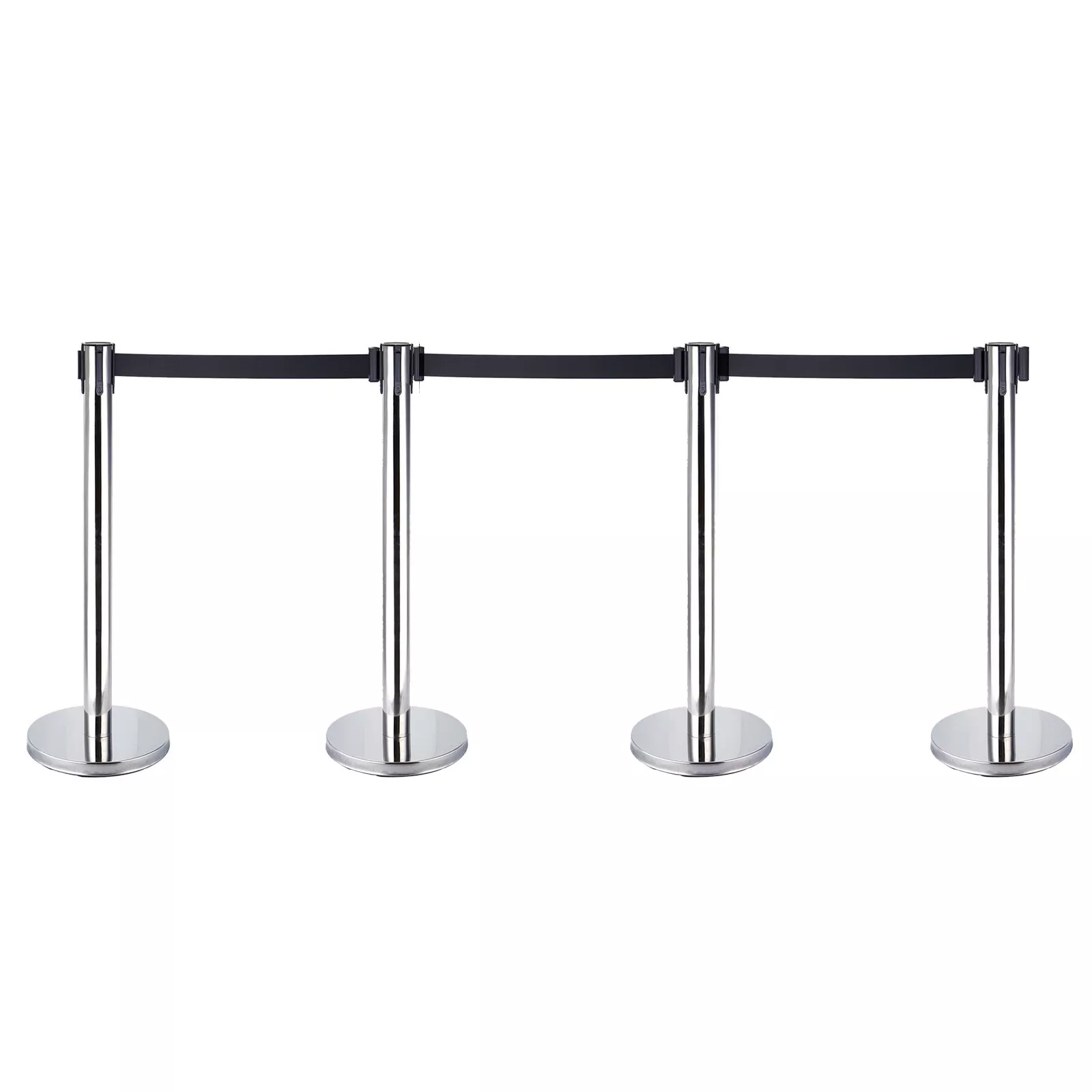 4X Ramosleitsystem Abgrenzungsständer Absperrständer Gurtpfosten Absperrung