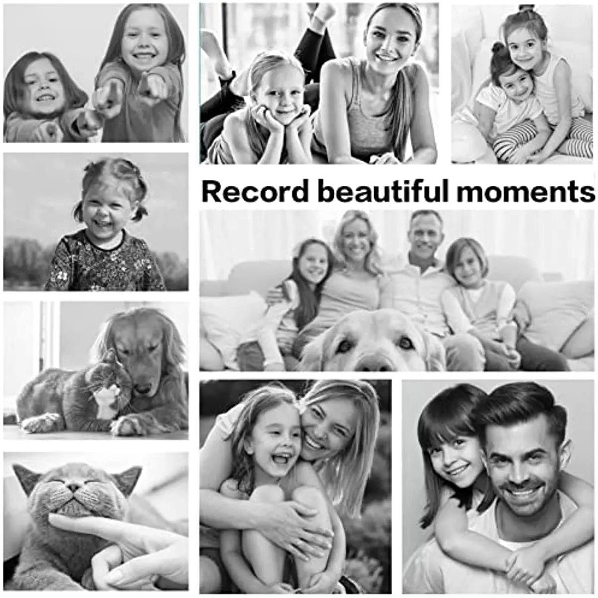 57x30mm Thermal Print Paper Instant Camera Refill Print Paper Photo Thermal Paper 6 Rolls for Most Kid's Instant Camera Supplies